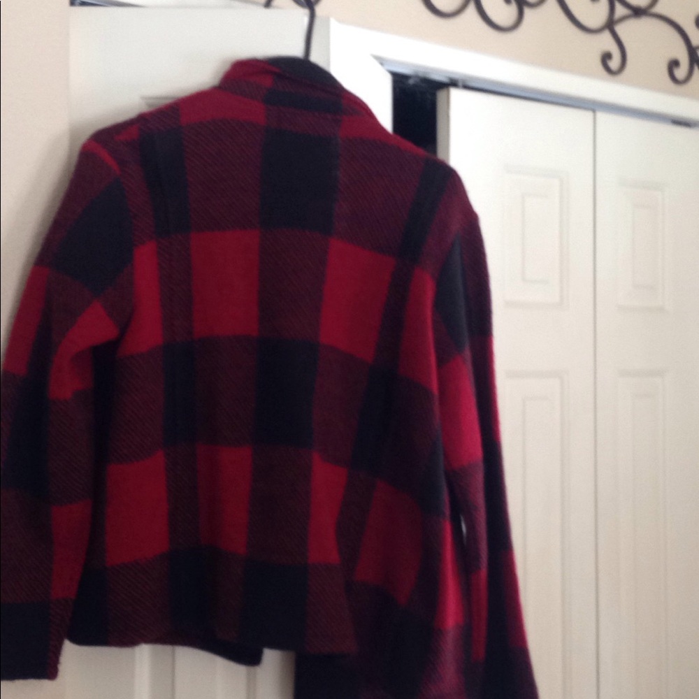 Wool doubled breaded jacket - Picture 3 of 4